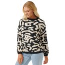 Rip Curl The Search Jaquard Crew Sweatshirt - Black/White