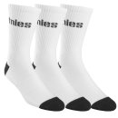 Etnies Stencil Icon Sock 3-Pack - One Size - White