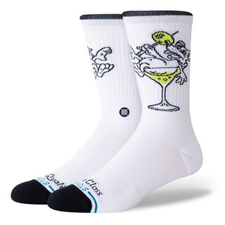 Stance HIGH QUALITY LOW CLASS CREW Socken - White
