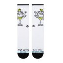 Stance HIGH QUALITY LOW CLASS CREW Socken - White